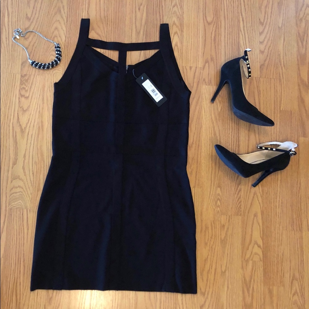 Bebe Black Bodycon Dress